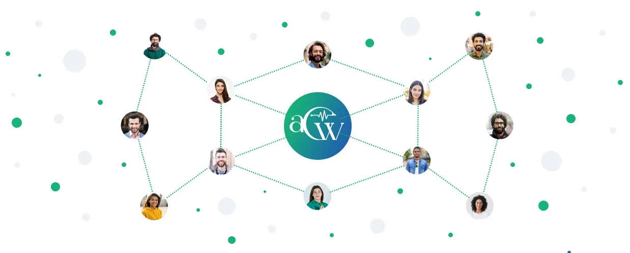 Network of ACW certified medical coding professionals connected across roles